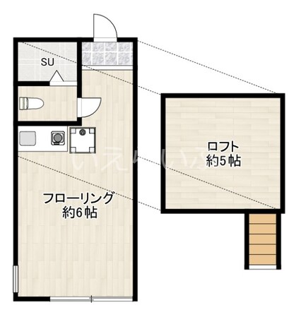 ユナイト幸シェリーメイの物件間取画像